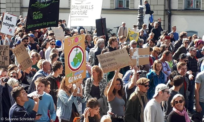 Klimademo 20. September 2019 München Menschenmenge