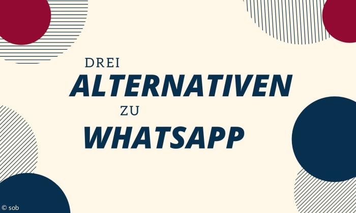 Drei Alternativen zu WhatsApp