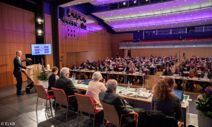 Das Plenum während der Präsentation des Haushalts