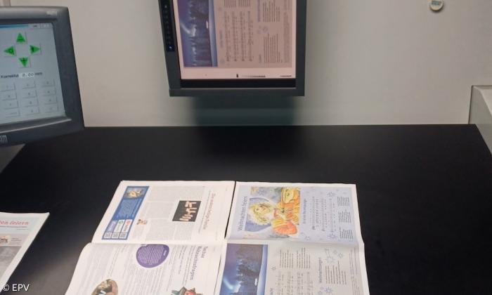 Produktion Sonntagsblatt Sonderausgabe
