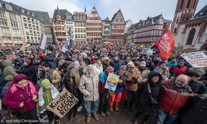 Demonstrationen gegen Rechtsextremismus