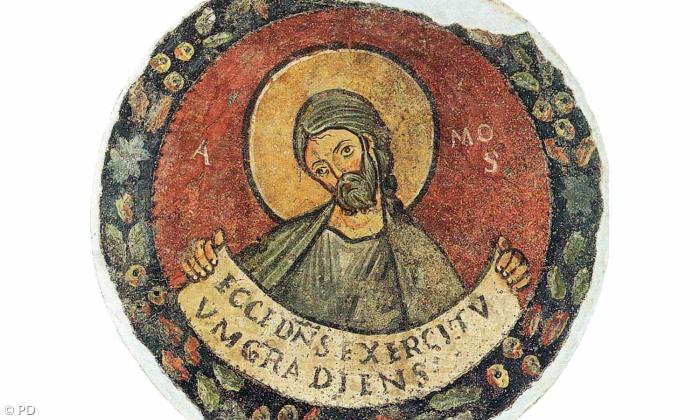 Amos, Fresko in S. Nicola in Carcere in Rom