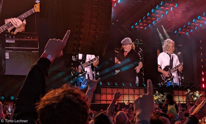 Brian Johnson und Angus Young