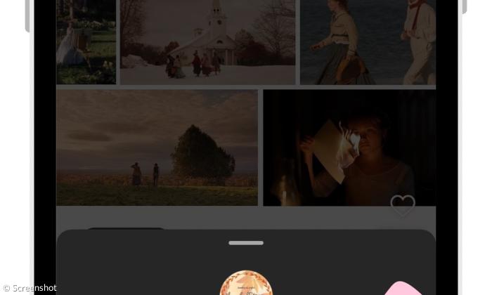 Screenshot eines Smartphone-Bildschirms