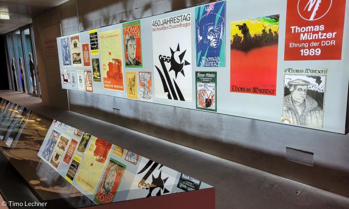 Müntzer-Memorabilia in der Landesausstellung Sachsen-Anhalt »Gerechtigkeyt 1525« 