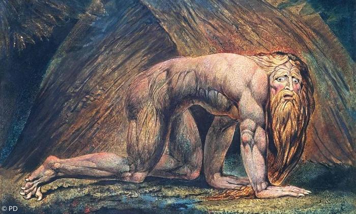 William Blake, Nebukadnezar, 1805.
