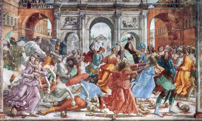 Der Kindermord, Domenico Ghirlandaio
