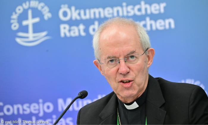 Justin Welby, ehemaliger Erzbischof von Canterbury in England