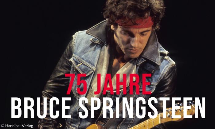 Buchcover "75 Jahre Bruce Springsteen"