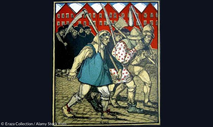 Bauernkriegsbild von Rudolf Schistl