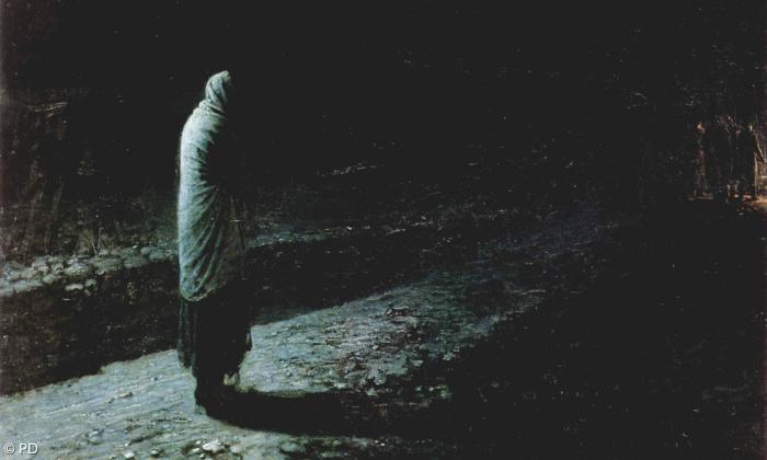 Das Gewissen, Judas, Gemälde von Nikolai Nikolajewitsch Ge