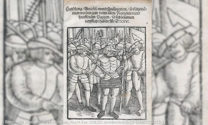 Alter Stich mit Bundesordnung