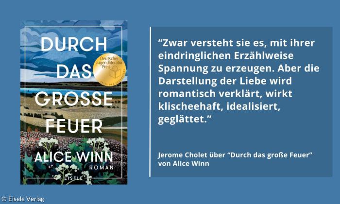 Buchcover von "Durch das große Feuer" von Alice Winn