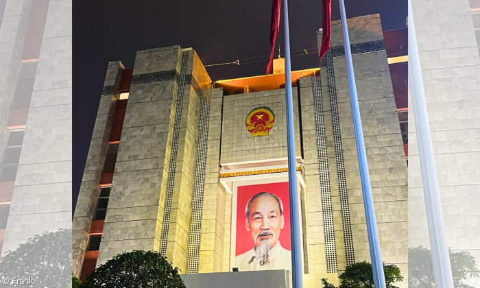 Staatsgründer Ho Chi Minh in Hanoi