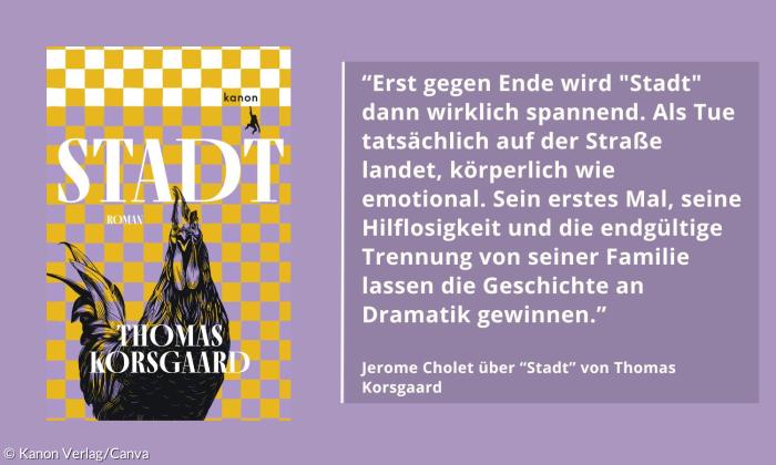 Das Cover von Thomas Korsgaards "Stadt"