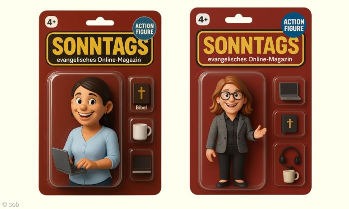 Zwei Actionfiguren