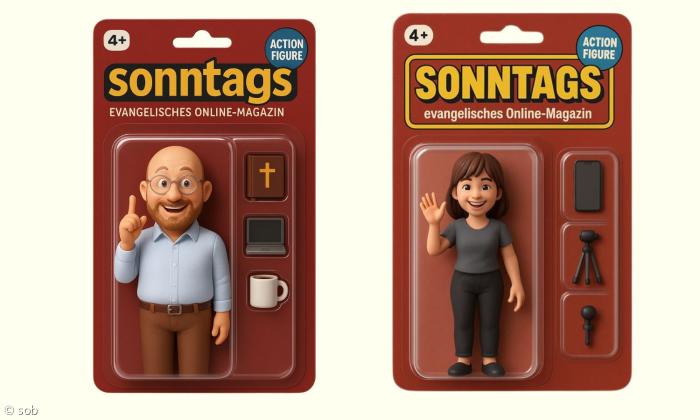 Zwei Actionfiguren