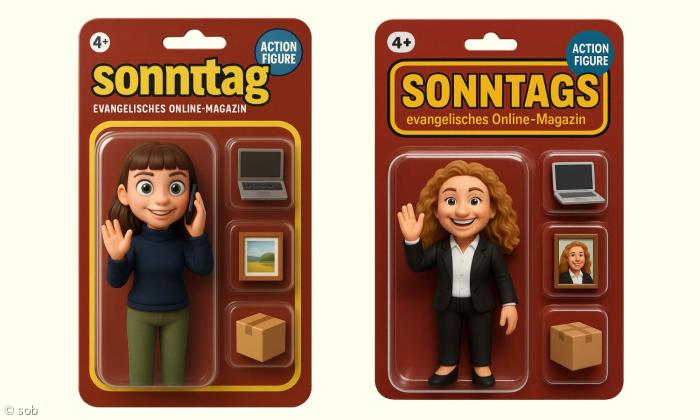 Zwei Actionfiguren