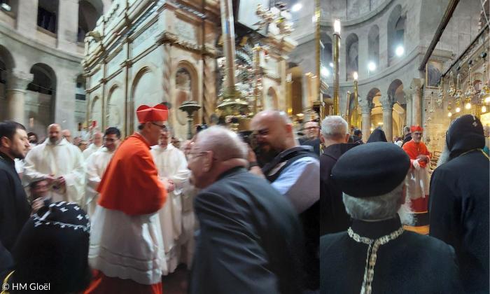 Patriarch Pierbattista Pizzaballa zieht in die Grabeskirche ein