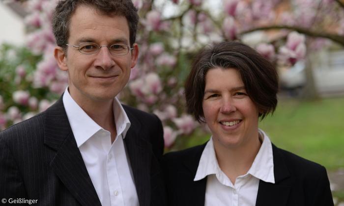 Pfarrerin Judith Haar-Geißlinger und Pfarrer Sebastian Geißlinger