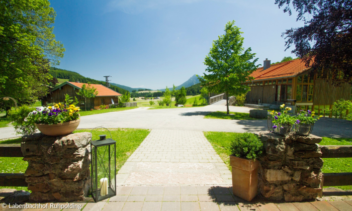Hofeingang Tagungshaus Labenbachhof