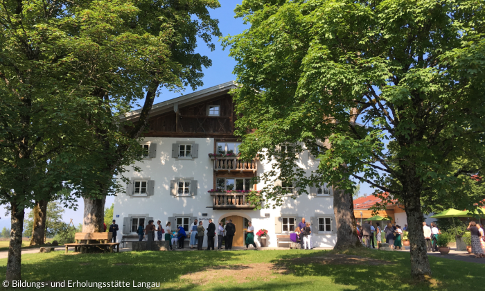 Haus von außen im Grünen Langau Tagungshaus