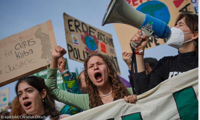 Demonstration von Fridays for Future in Berlin 2022.