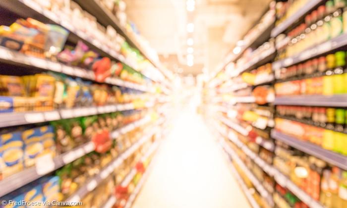 Supermarktregale