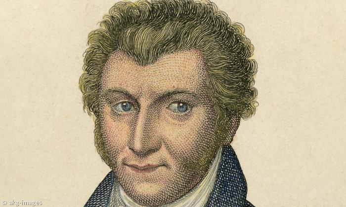 Porträt als Kupferstich von E.T.A. Hoffmann 