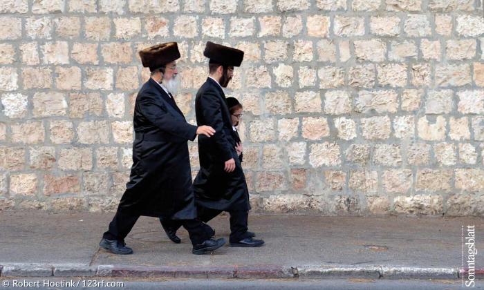 orthodoxe Juden in Jerusalem