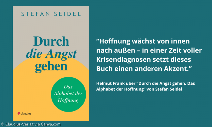 Buchcover mit Zitat "“Hoffnung wächst von innen nach außen – in einer Zeit voller Krisendiagnosen setzt dieses Buch einen anderen Akzent.”"