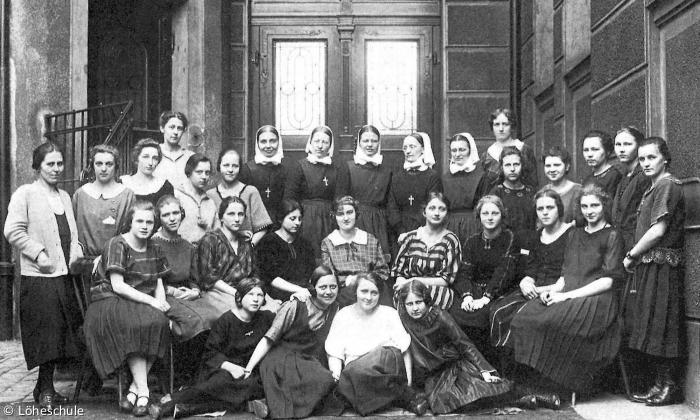 Das Kollegium der Löheschule im Jahr 1924