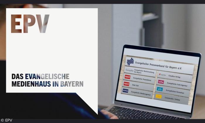 Ein Laptop mit diversen Logos aus dem EPV