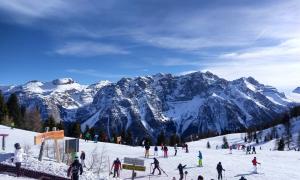 Alpen Berge Schnee Wintersport Ski Italien