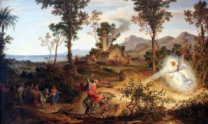 Joseph Anton Koch: Landschaft mit Bileam