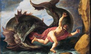 Jona und der Wal, Gemälde von Pieter Lastman