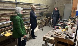 Erste Eindrücke in der Werkstatt der Künstlerin