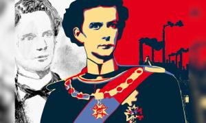 Ein poppiges Portrait von Ludwig II