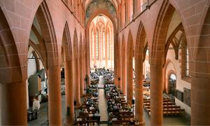 Gottesdienst in der Heiliggeistkirche in Heidelberg