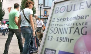 Verkaufsoffener Sonntag in Darmstadt.