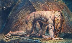 William Blake, Nebukadnezar, 1805.