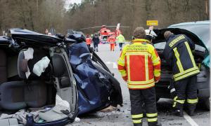 Rettungskräfte im Einsatz