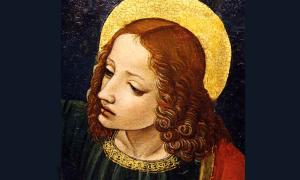 Der Evangelist Johannes, Meister von San Rocco at Pallanza, 15. Jh.