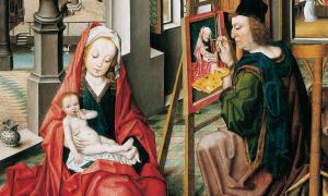 Der Evangelist Lukas malt die Madonna, Derick Baegert, ca. 1485