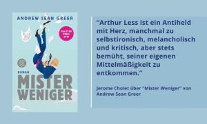 Das Buchcover von "Mister Weniger"