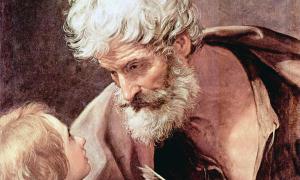 Guido Reni: Matthäus und der Engel, 1640.