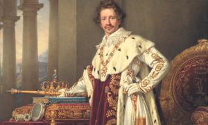 König Ludwig I. 1826 im Krönungsornat
