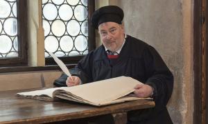 Christoph Liebst als Martin Luther auf der Veste Coburg
