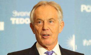 Gesicht von Tony Blair