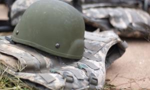 Ein Soldatenhelm